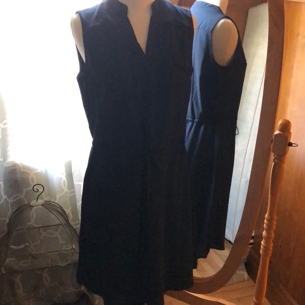 Navy blue dress
